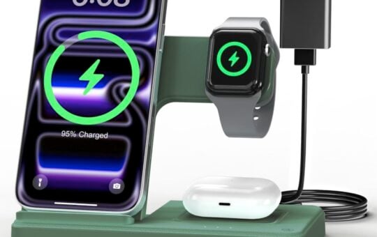 GETPALS Wireless Charger iPhone Charging Station Apple