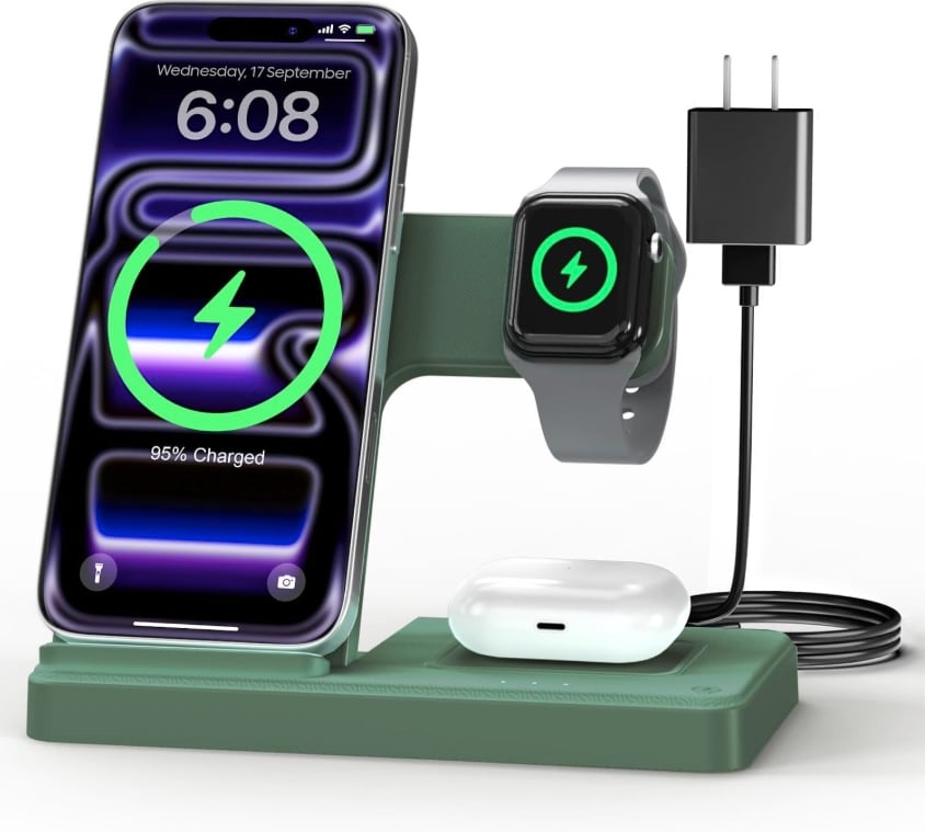 GETPALS Wireless Charger iPhone Charging Station Apple