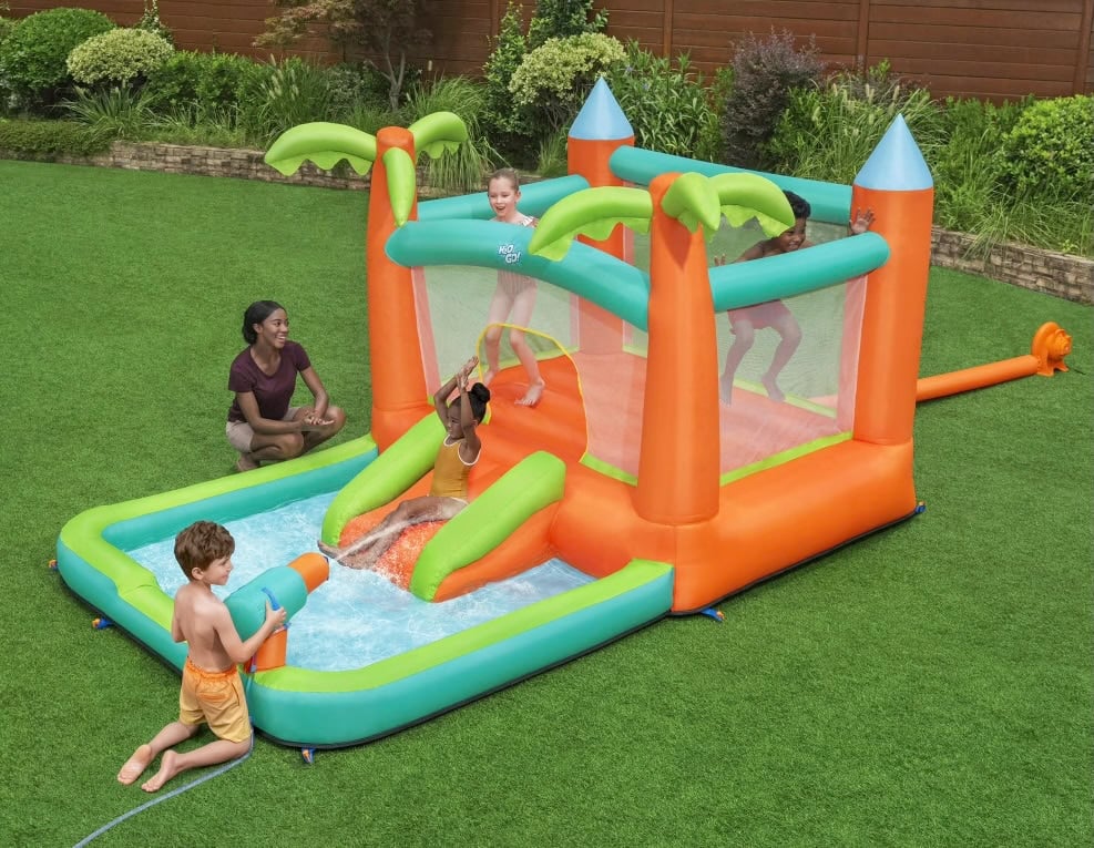 H2OGO! Kids Tropical Outdoor Inflatable Mega Bouncer H2OGO! Kids Tropical Outdoor Inflatable Mega Bouncer