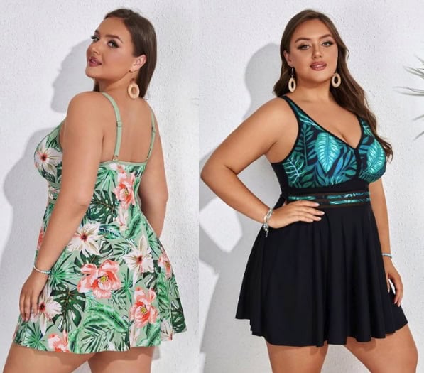 Hanna Nikole Womens Plus Size Swim Dresses Hanna Nikole Womens Plus Size Swim Dresses