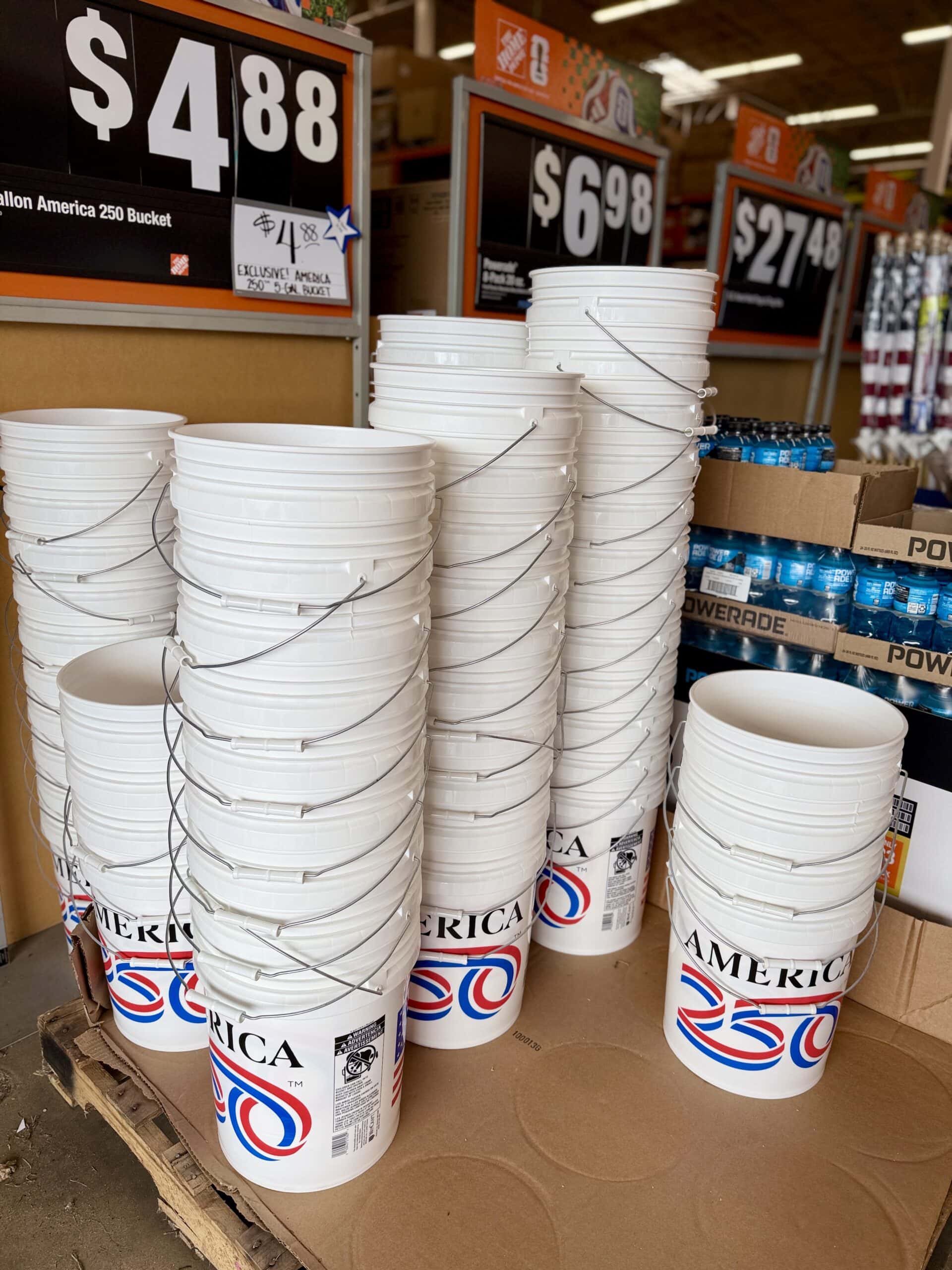 Home Depot Leaktite America 250 5 Gallon Bucket