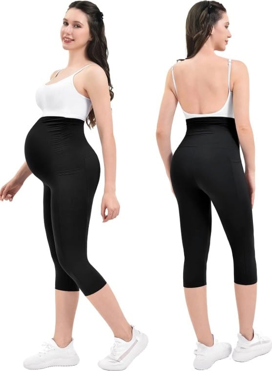 Ipletix Maternity Capris Leggings Ipletix Maternity Capris Leggings