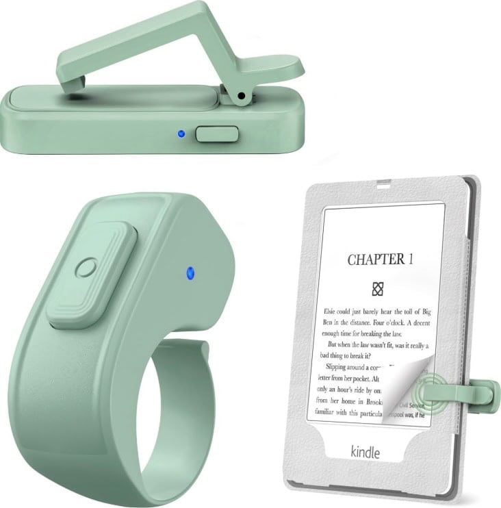 JIMZOO Page Turner Ring for Kindl Remote Control