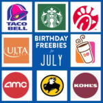 July birthday freebies