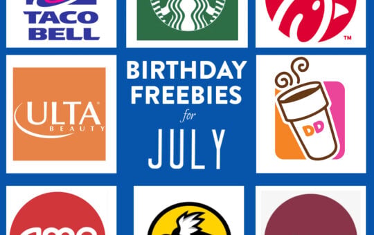 July birthday freebies