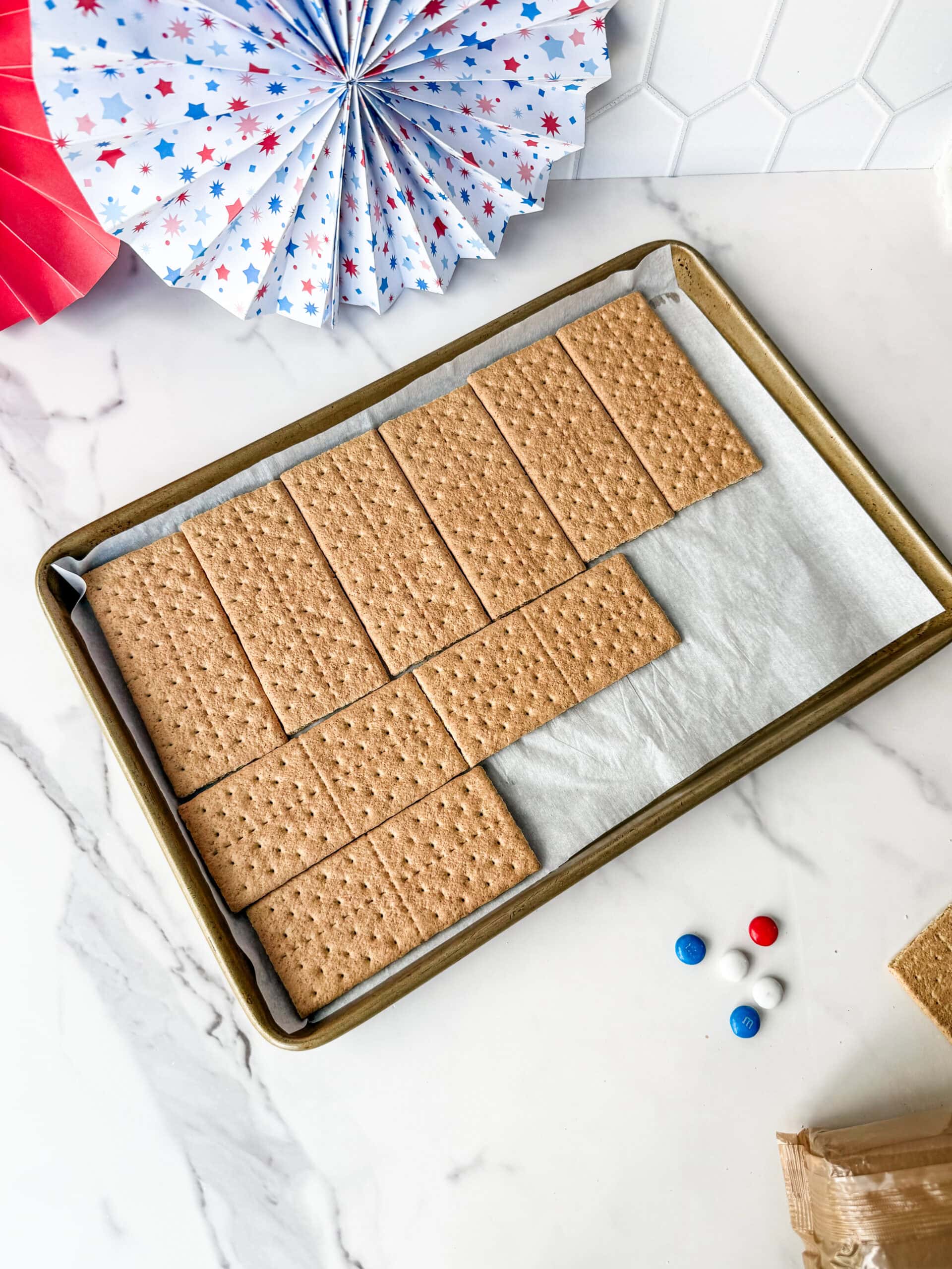 Patriotic S'mores Bark 21