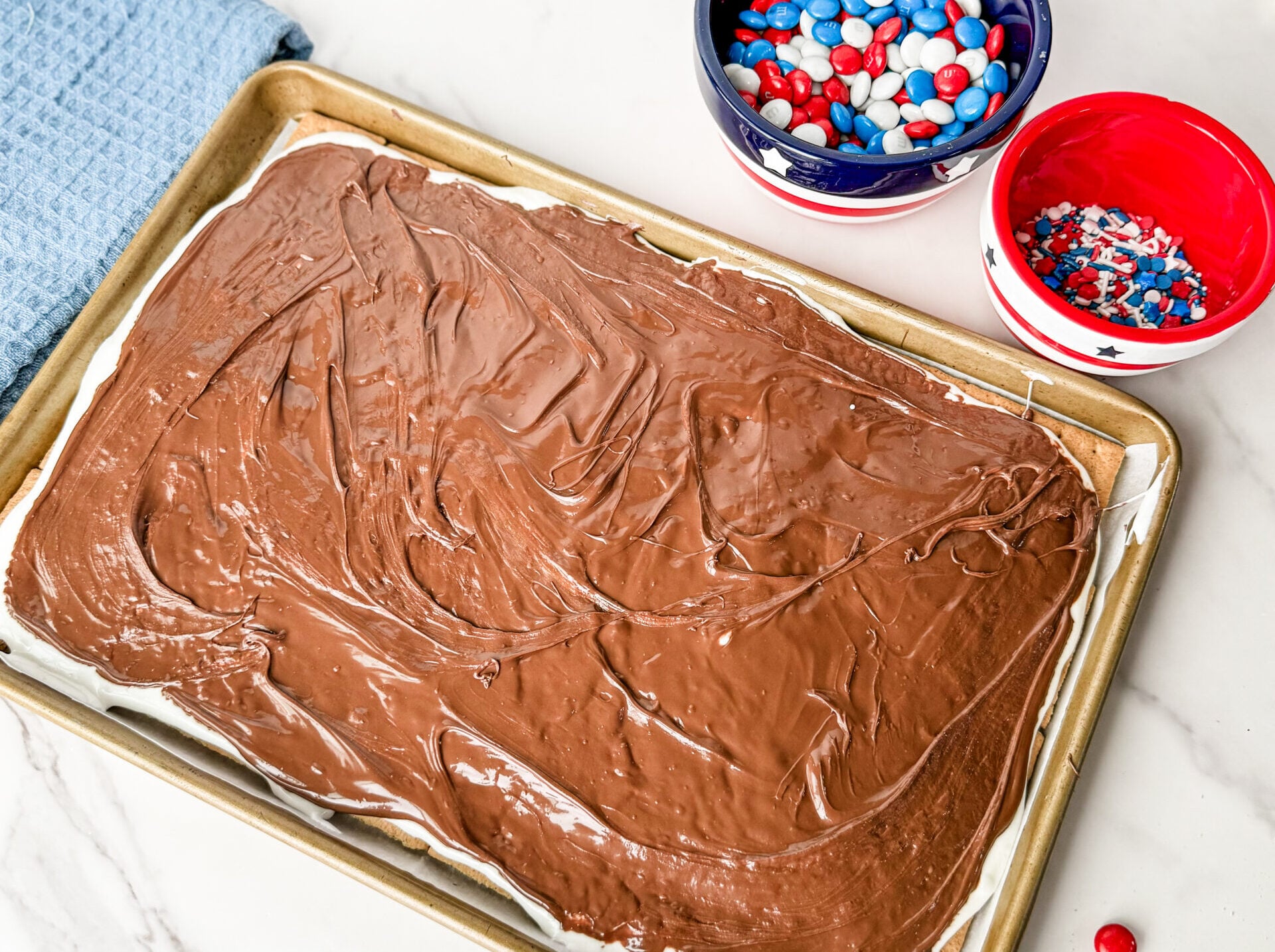 Patriotic S'mores Bark 33