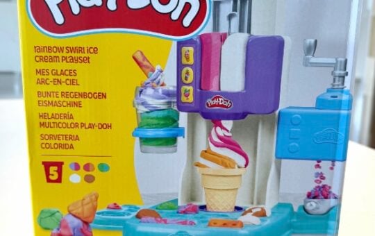 Play Doh Rainbow Swirl Ice Cream Playset