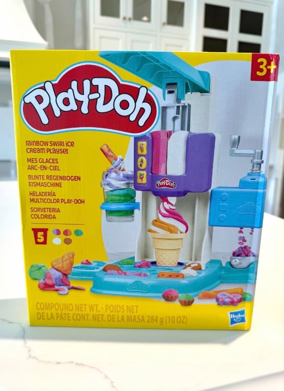 Play Doh Rainbow Swirl Ice Cream Playset Play Doh Rainbow Swirl Ice Cream Playset