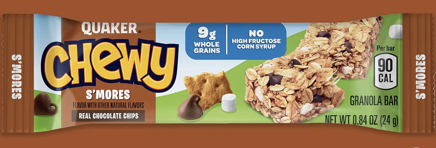 Quaker Chewy Granola Bars, S'mores, 58 Count