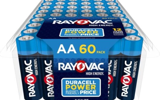 Rayovac AA Batteries 60 ct