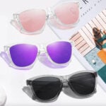 Sunglasses Womens Polarized Sunglasses for Mens Womens Retro Mirror Lens for Driving Fishing UV400 Protection