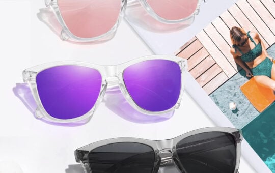 Sunglasses Womens Polarized Sunglasses for Mens Womens Retro Mirror Lens for Driving Fishing UV400 Protection