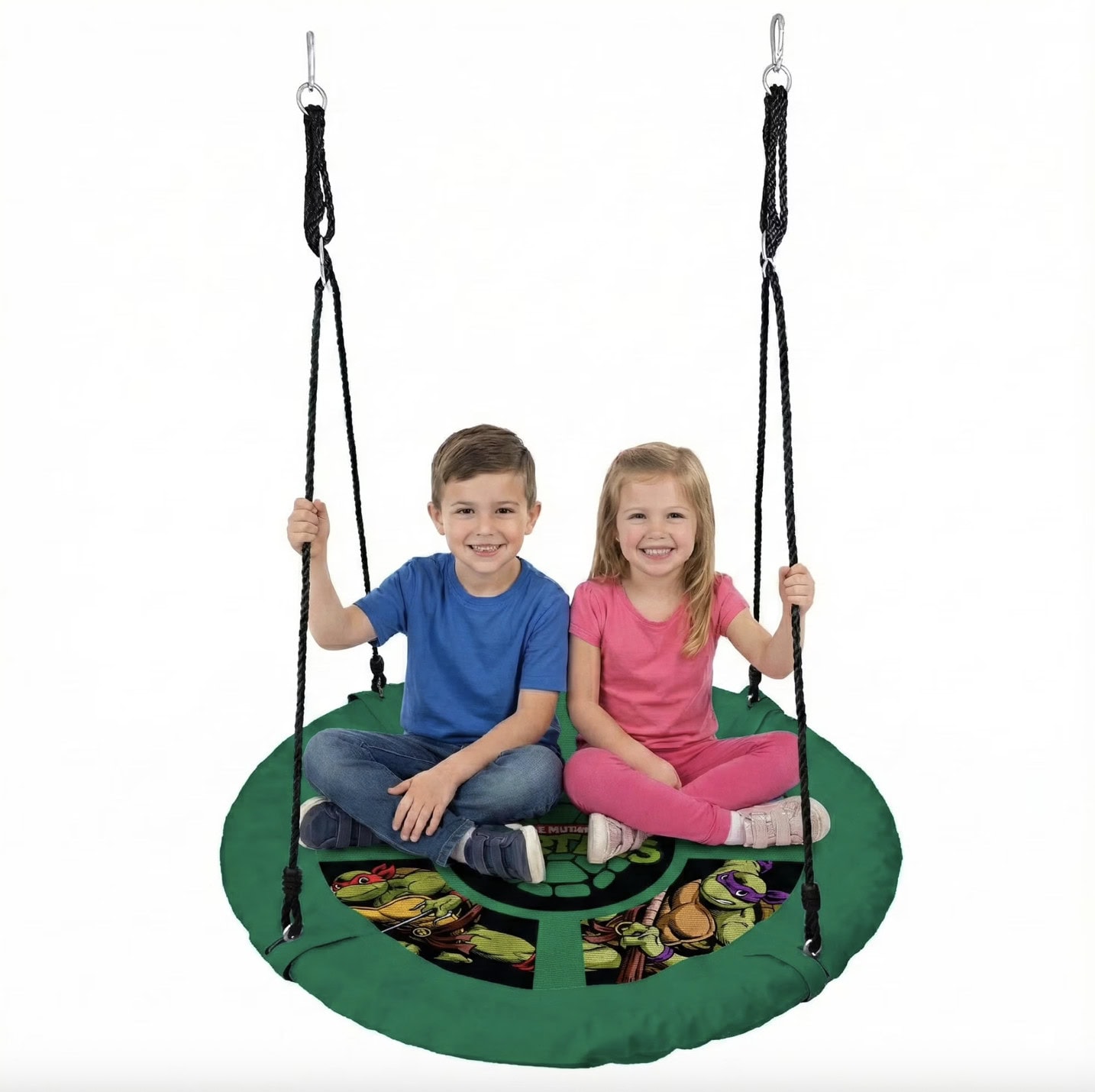 Teenage Mutant Ninja Turtles 40” Saucer Tree Swing for Kids 2 Teenage Mutant Ninja Turtles 40” Saucer Tree Swing for Kids 2