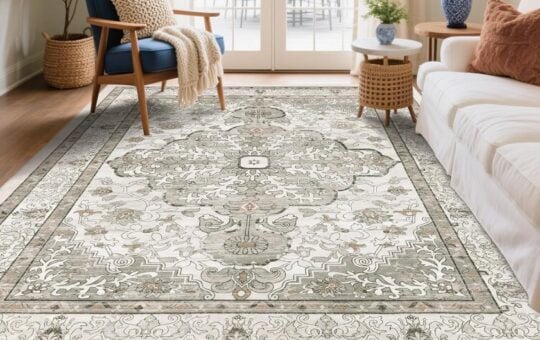 U'Artlines Boho Vintage Area Rug 5x7