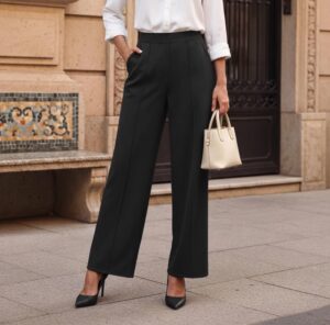 WIHOLL Womens Wide Leg Dress Pants