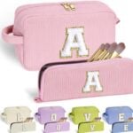 YOOLIFE Initial Travel Makeup Bag Cosmetic