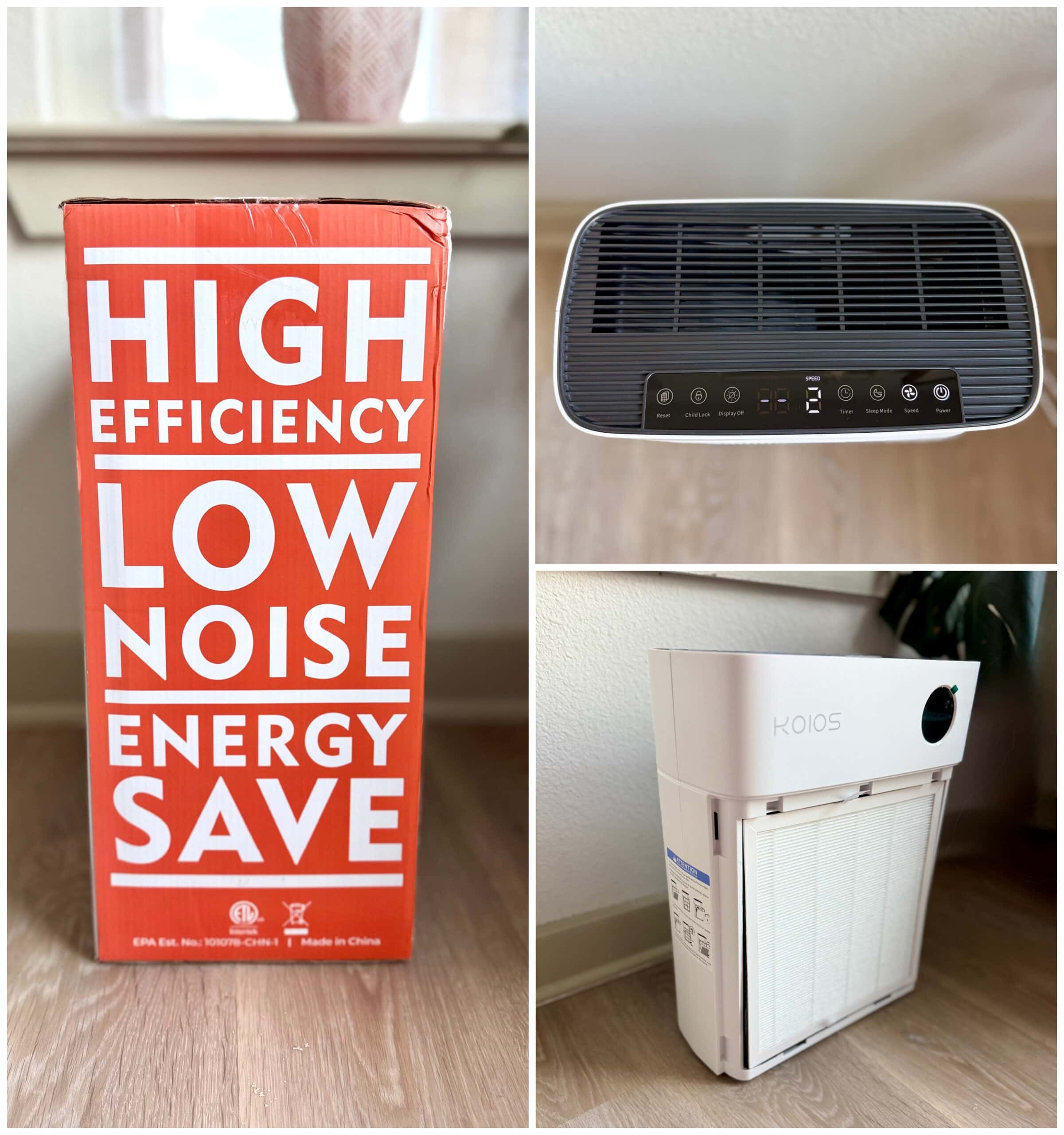 air purifier features