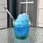 blue snow cone