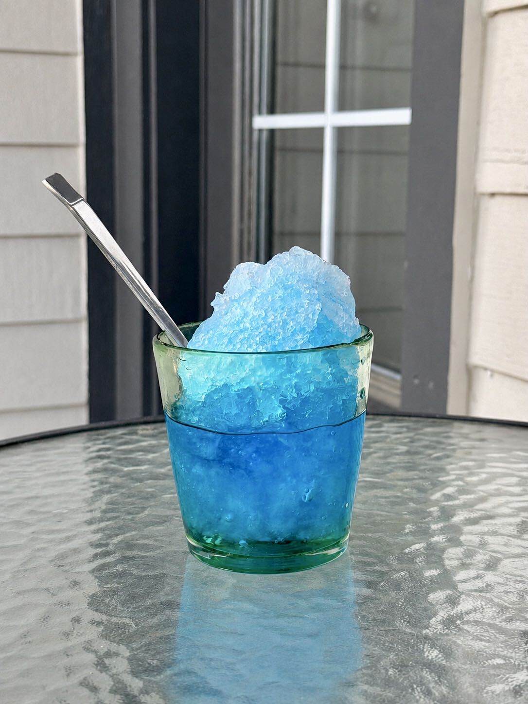 blue snow cone blue snow cone