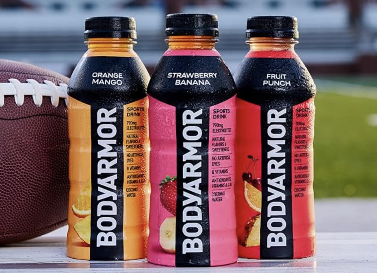 bodyarmor strawberry banana fruit punch orange mango bottles bodyarmor strawberry banana fruit punch orange mango bottles
