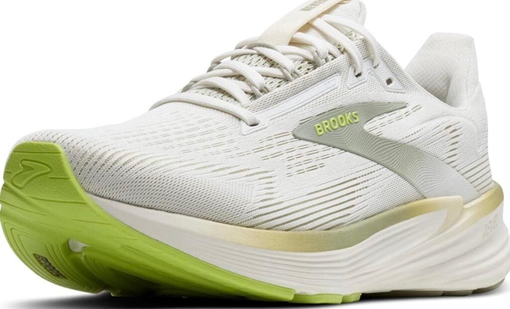 brooks revel white yellow