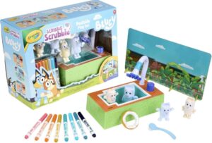 crayola scribble scrubbies bluey playset