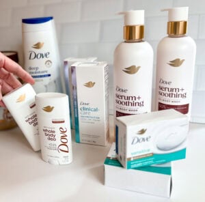 dove body care