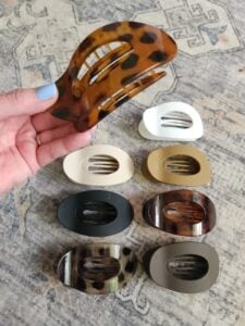 flat hair clips