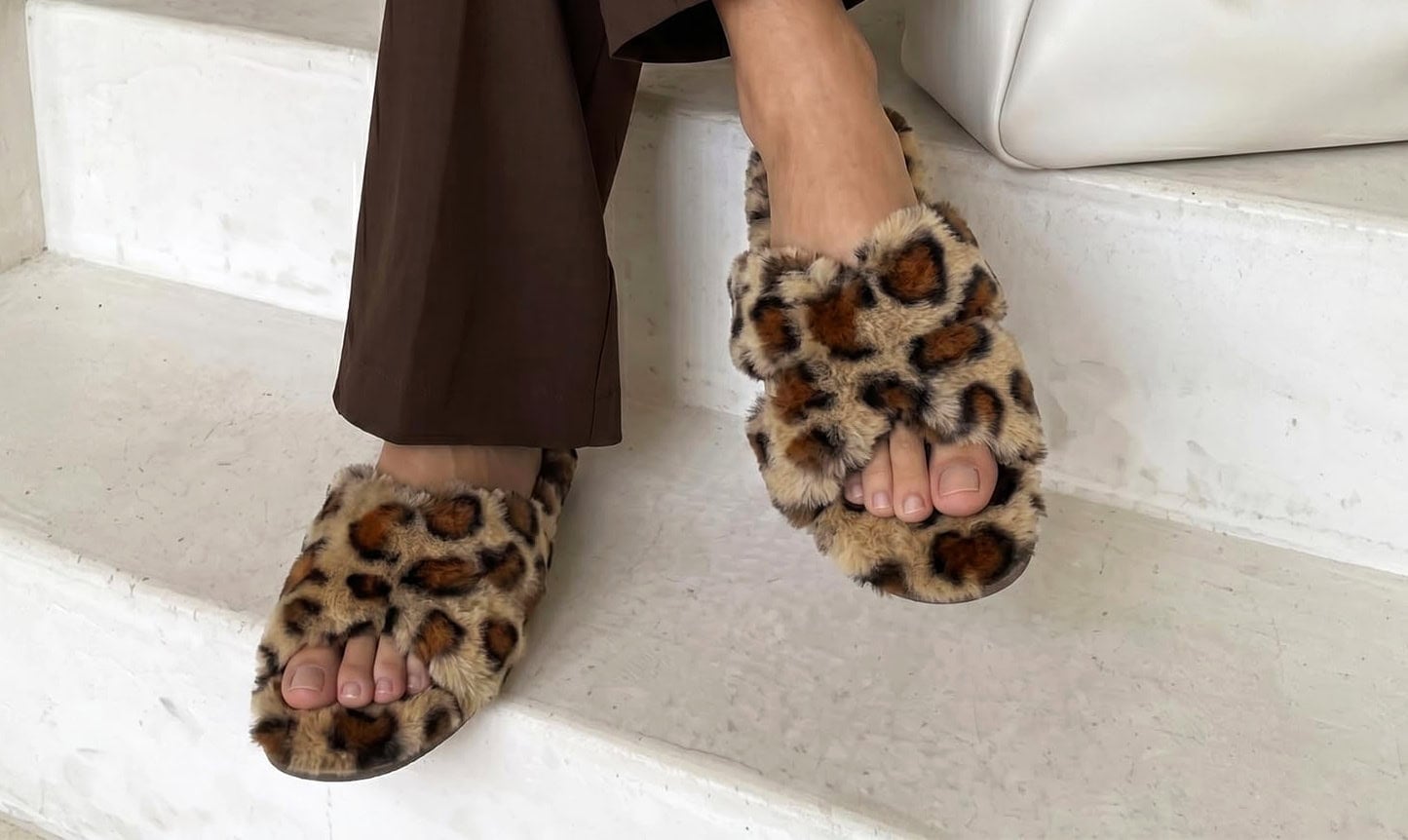 Women's Faux Fur Slippers Only $14.39 (Reg. $33)