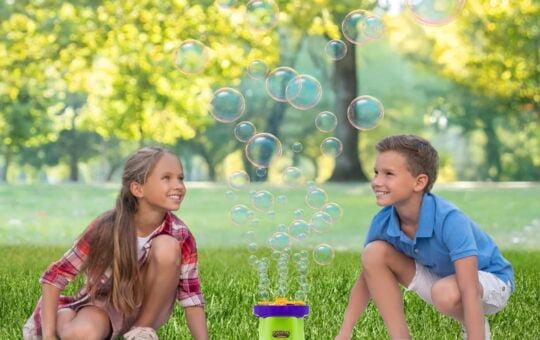 gazillion bubbles tiny typhoon bubble machine