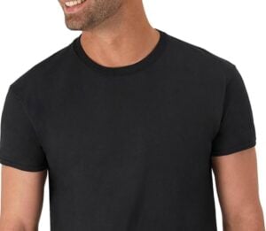 hanes undershirts black