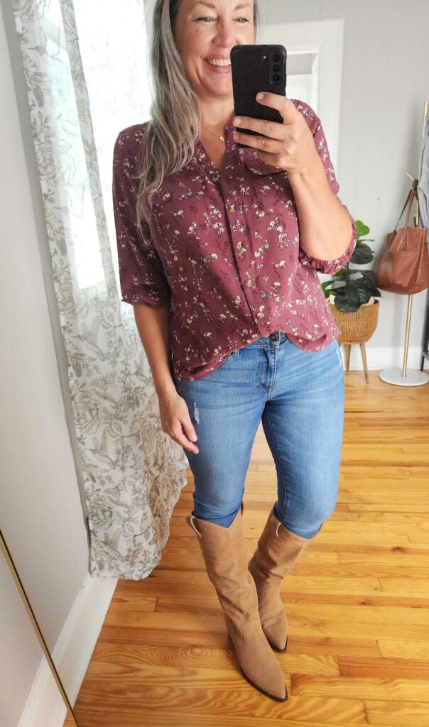 jamie dream pairs cowboy boots jeans