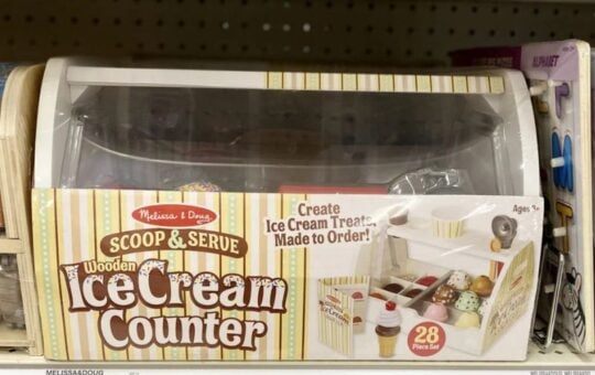 melissa & Doug ice cream counter