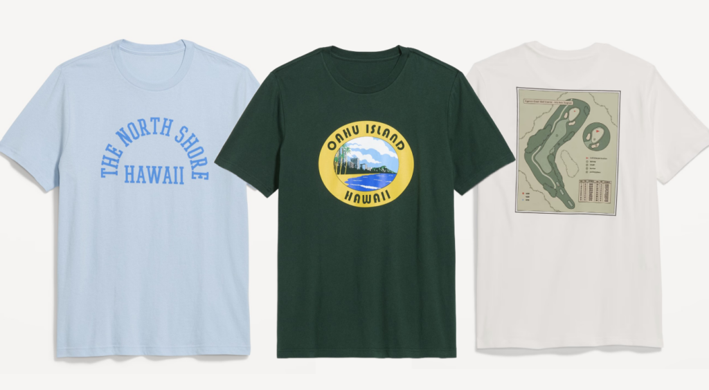 old navy men tees