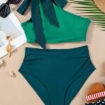 one shoulder swimsuit
