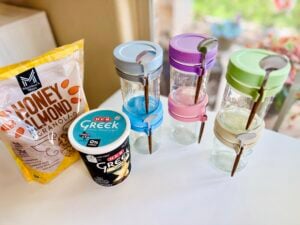 overnight oats glass