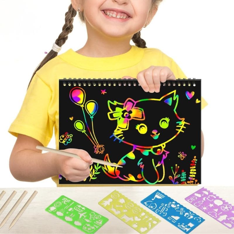 rainbow scratch books 