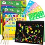 rainbow scratch books