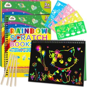 rainbow scratch books