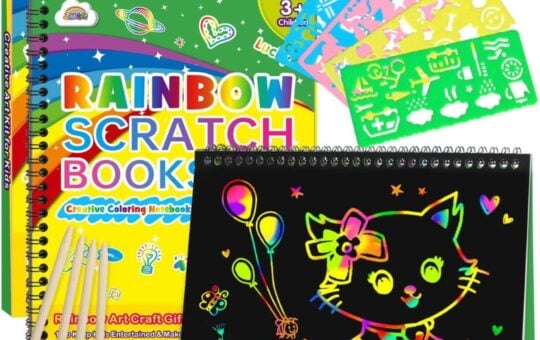 rainbow scratch books
