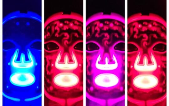 red light mask