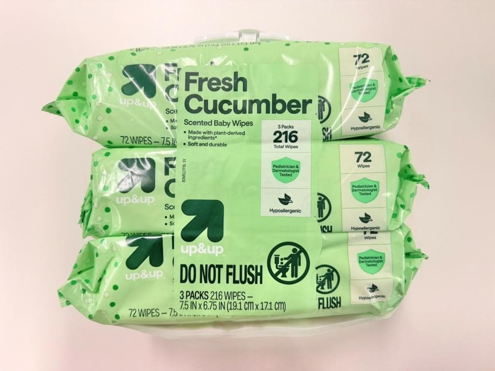target cucumber baby wipes
