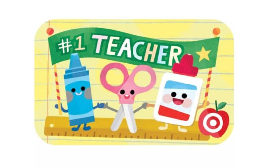 target teacher giftcard