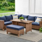 walmart patio set wicker nice