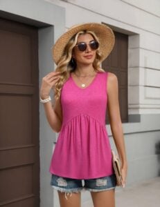 zeagoo tank pink