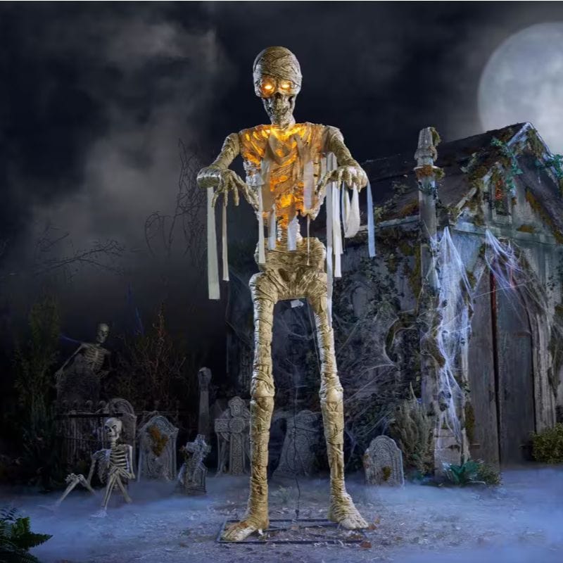 18' mummy skeleton