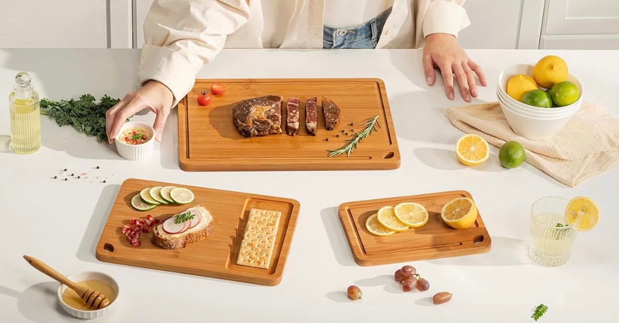 3 piece bamboo cutting board keechee