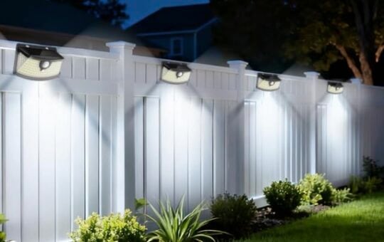 Aootek Solar Motion Sensor Lights Outdoor