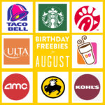 August birthday freebies